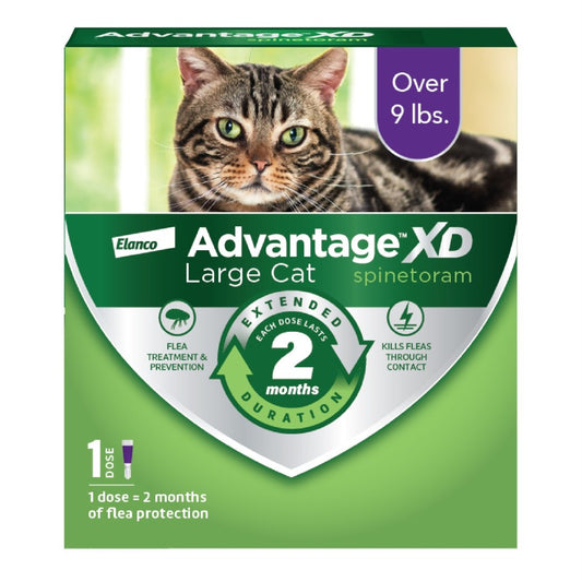 1 dose (2 months of protection), 1ea/LG Cats (Over 9Lbs)