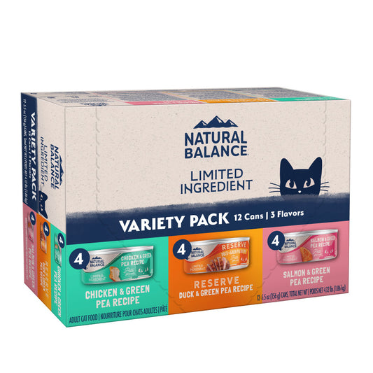 Variety Pack (Chicken, Reserve Duck, Salmon, 1ea/5.5 oz