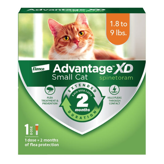 1 dose (2 months of protection), 1ea/SM Cats (1.8-9 Lbs)
