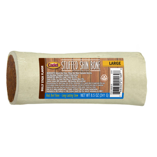 Regular Stuffed Shin, Bull Stick, 1ea/Large (1 ct)