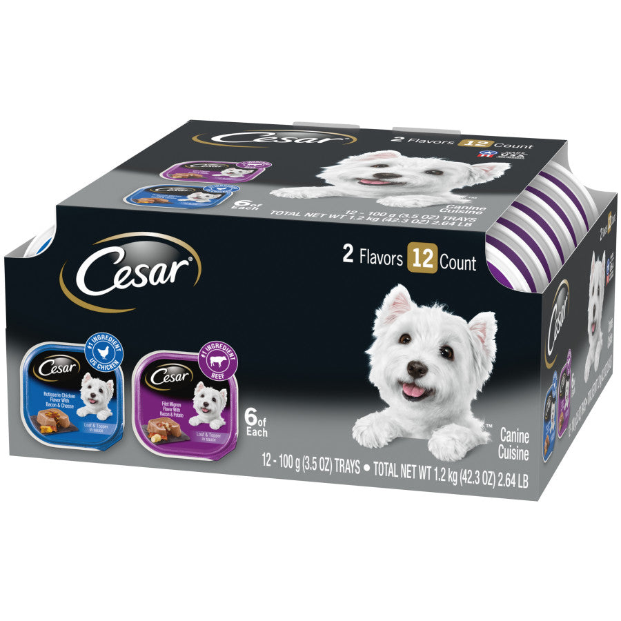 Variety Pack (Rotisserie Chicken, Filet Mignon), 2ea/3.5 oz, 12 pk