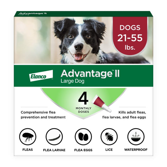 4-Month Supply, 1ea/LG Dogs (21-55Lbs)