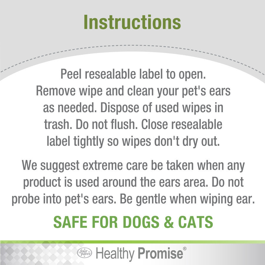 Ear Wipes, 1ea/35 ct