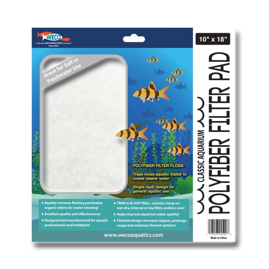 White, 1ea/10 In X 18 in