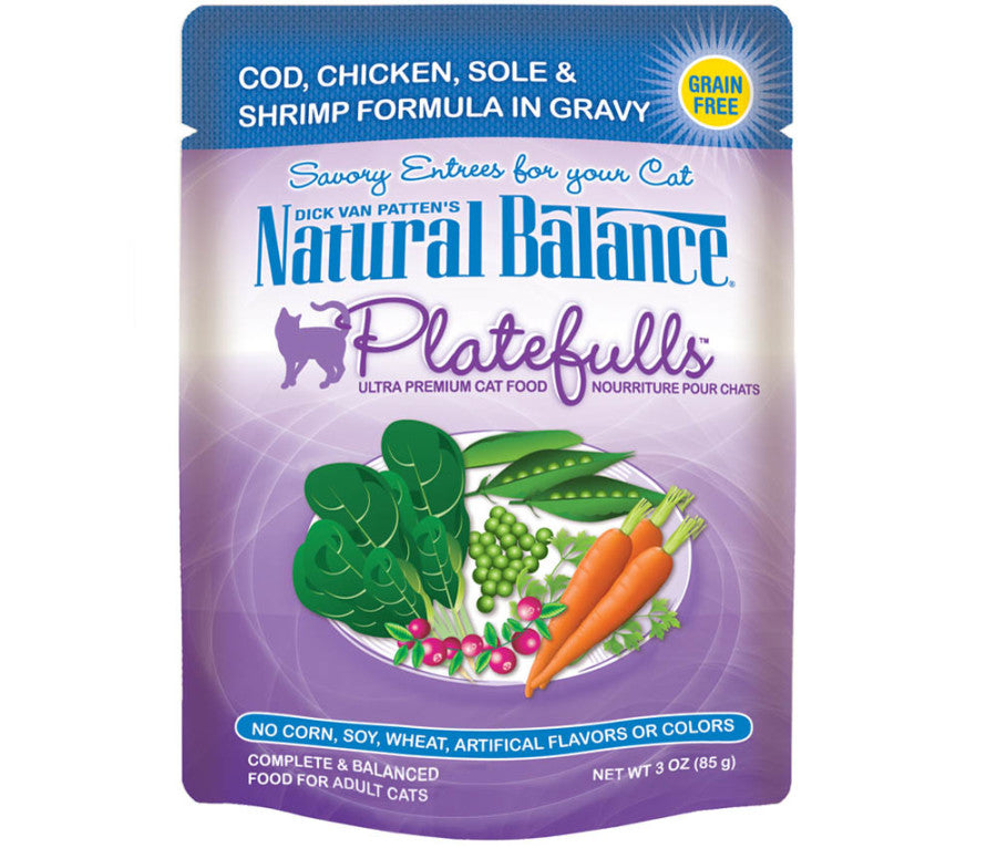Cod, Chicken, Sole & Shrimp in Gravy, 24ea/3 oz, 24 pk