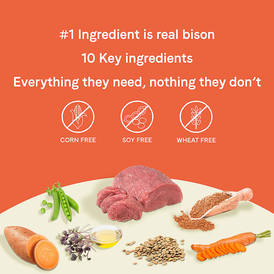 Bison, Lentil & Carrot, 1ea/4 lb