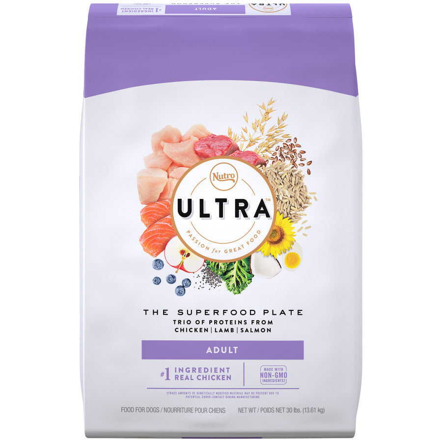 Trio of Proteins from Chicken, Lamb, and Salmon, 1ea/30 lb