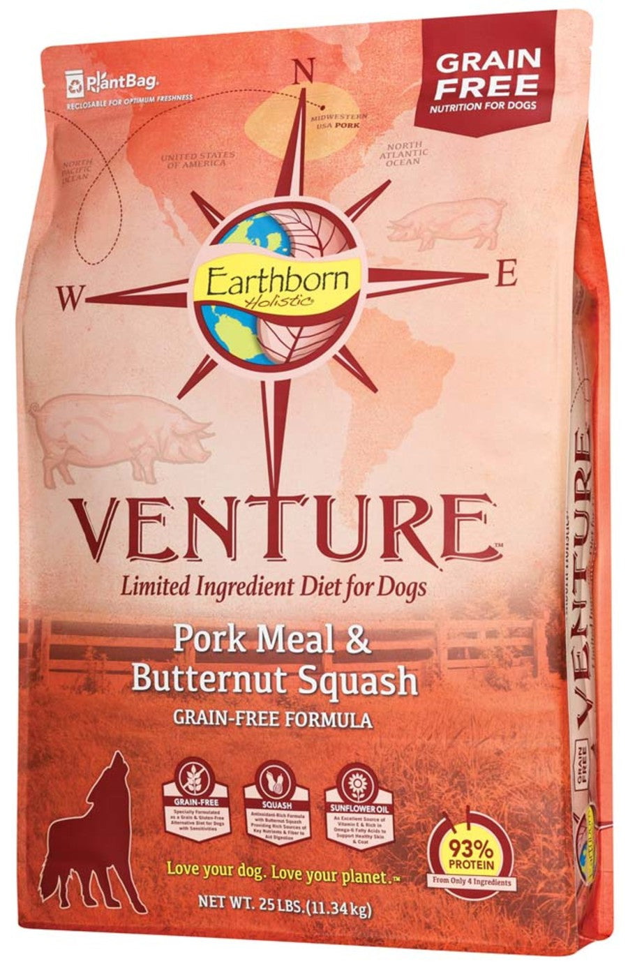 Pork & Butternut Squash, 1ea/25 lb