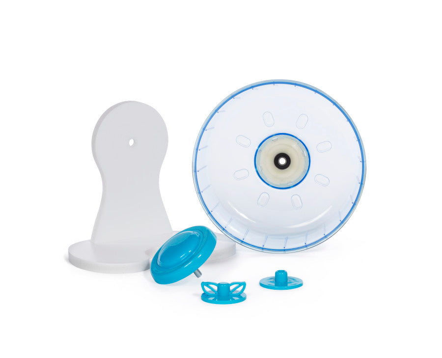 For Mouse/Gerbil, Translucent Blue, White, 1ea/6 in