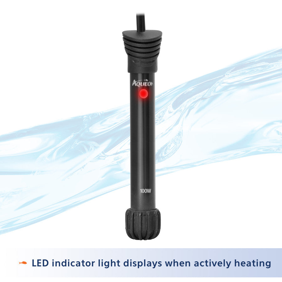 1ea/Black, 100 W, Up To 30 gal
