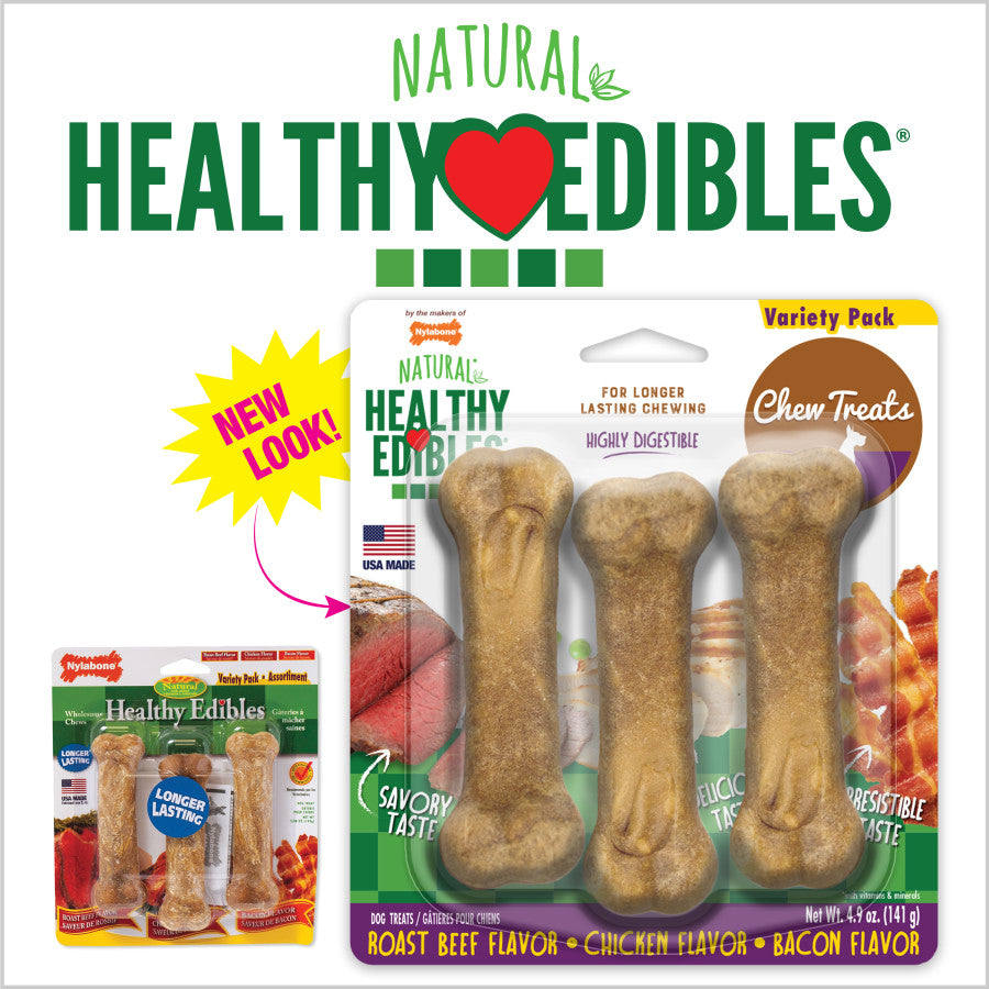 3 count, 1ea/SMall/Regular - Up To 25 lb