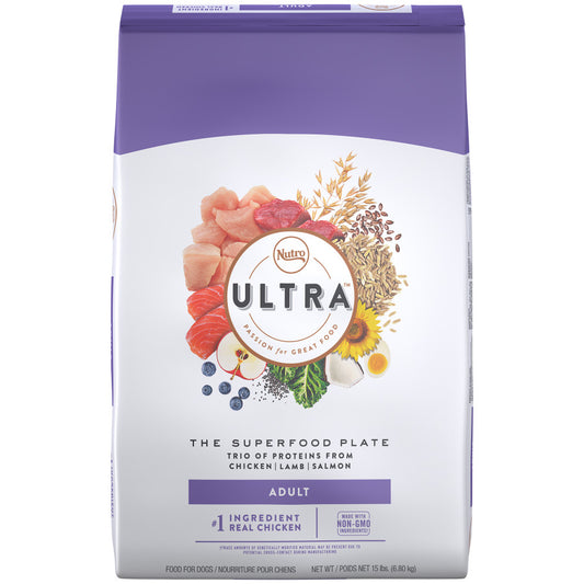 Trio of Proteins from Chicken, Lamb, and Salmon, 1ea/15 lb