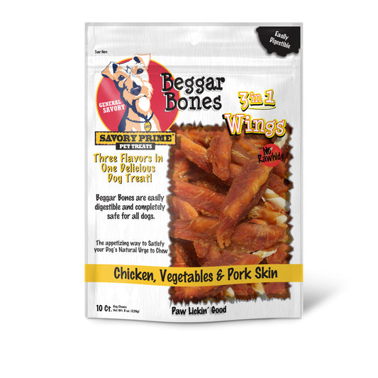 Chicken, Vegetable & Pork, 1ea/10 ct