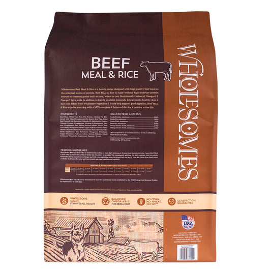 Beef Meal & Rice, 1ea/40 lb