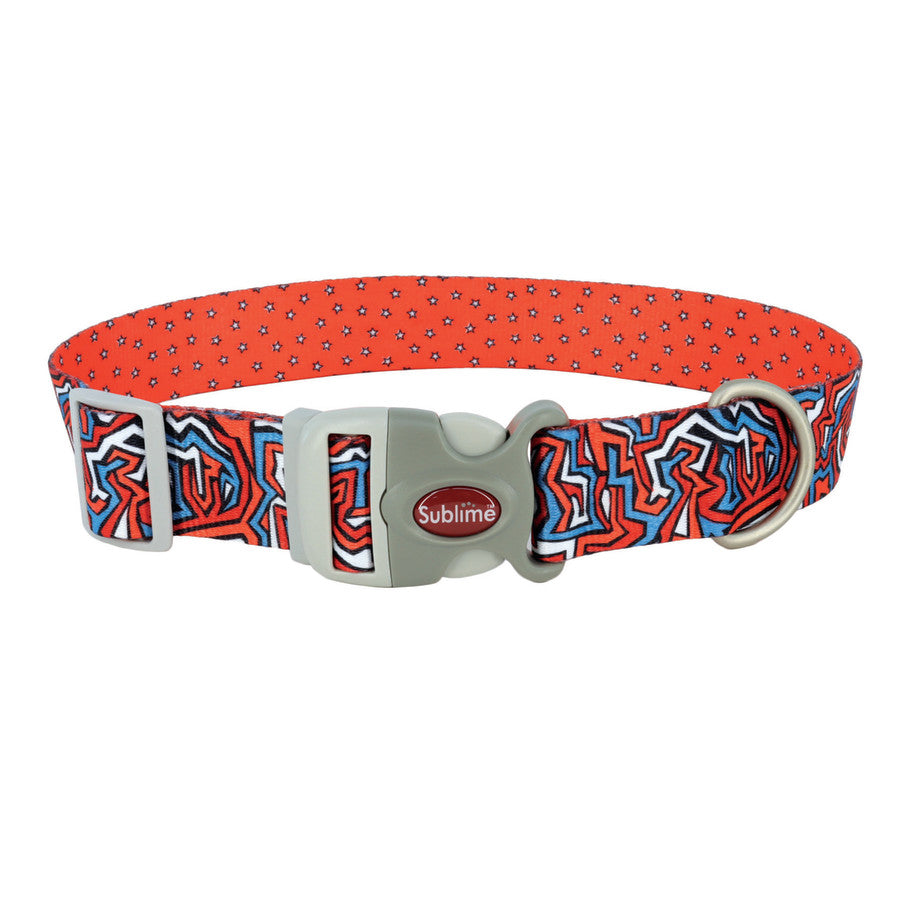 Red Blue Graffiti w/Red Stars, 1ea/18-26 in
