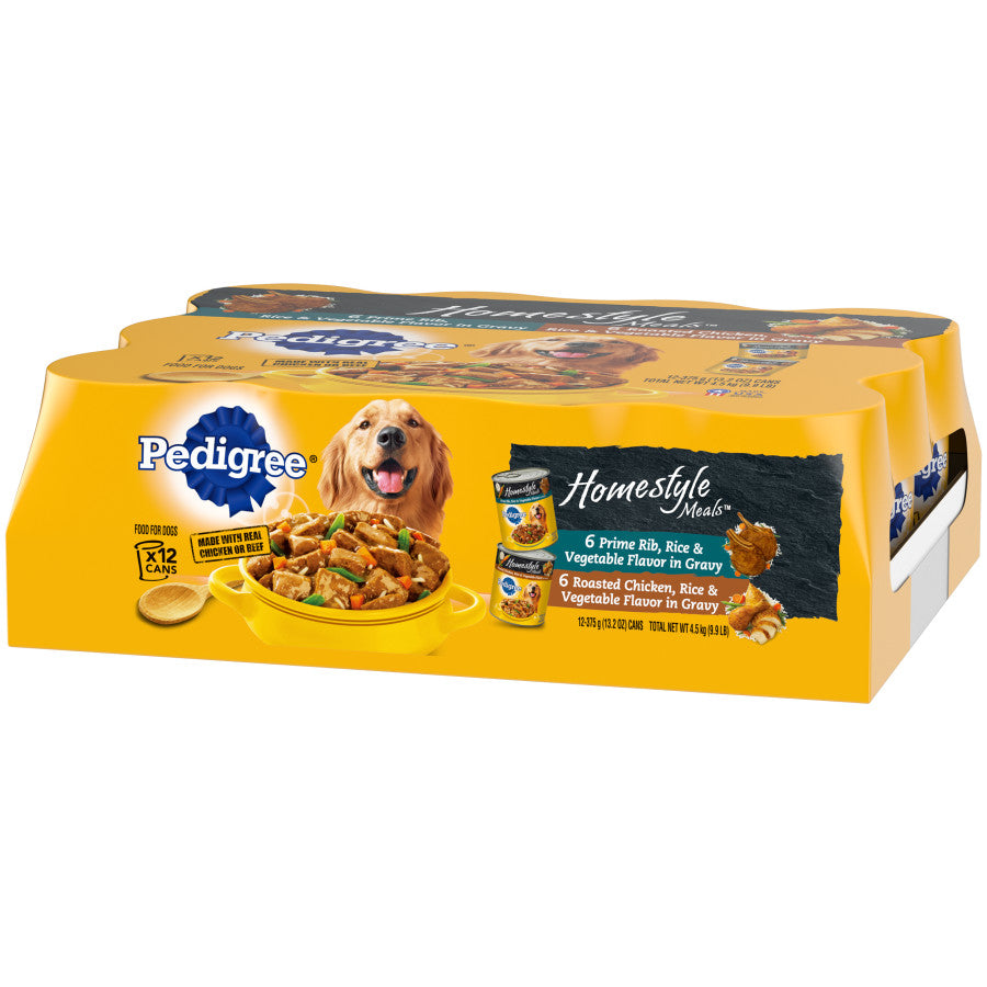 Variety Pack (Prime Rib, Roasted Chicken), 1ea/13.2 oz, 12 pk