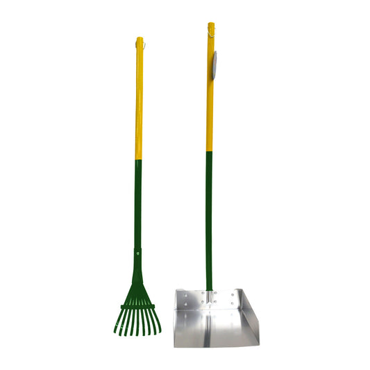 Rake & Pan Set, 1ea/Large, 9.5 in X 10 in X 38 in