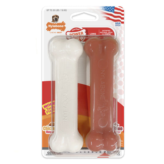 Twin Pack, Bacon & Chicken, 1ea/Medium/Wolf (2 ct)