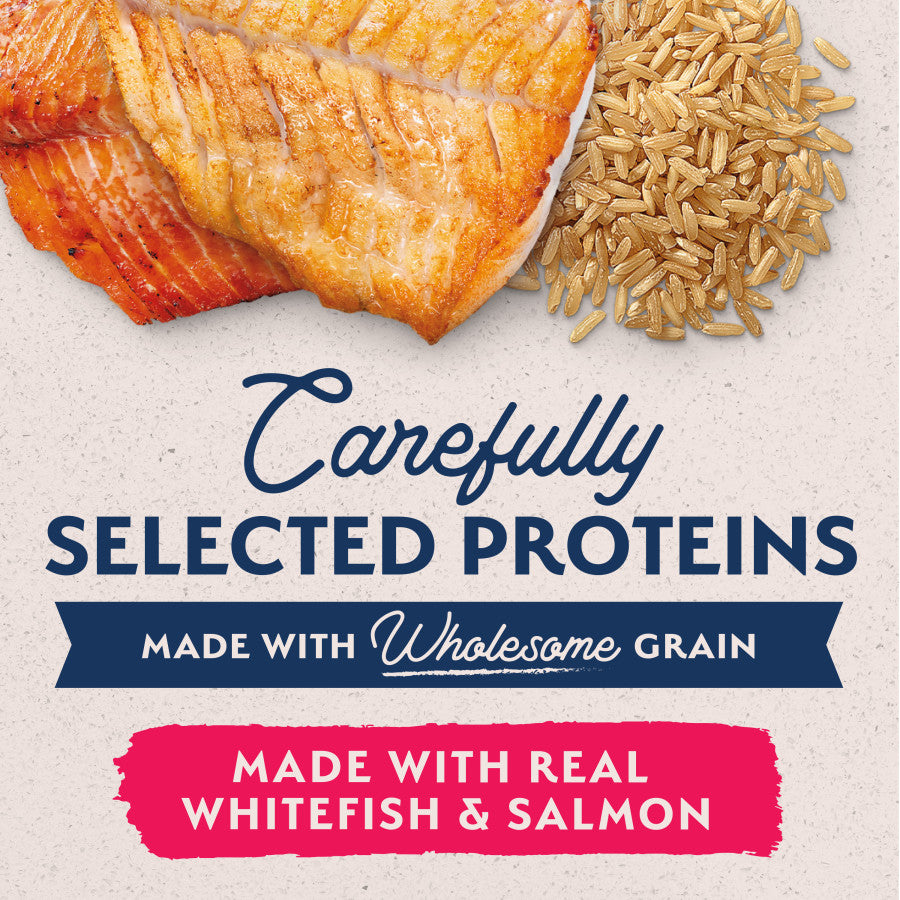 Whitefish, Brown Rice & Salmon, 12ea/13 oz