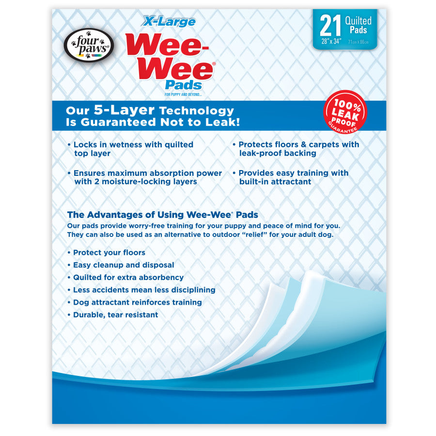 21 Count, 1ea/XL 28 in X 34 in