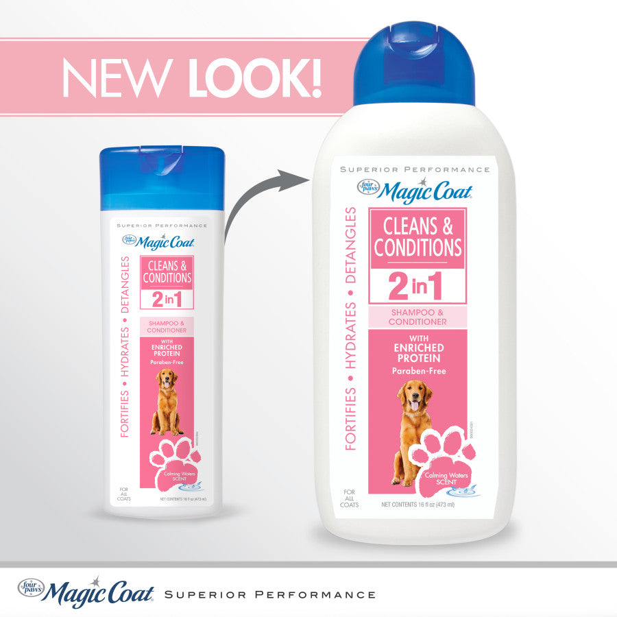 Dog 2 in 1 Shampoo & Conditioner, 1ea/16 oz (1 ct)