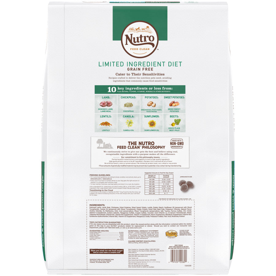 Lamb & Sweet Potato, 1ea/22 lb
