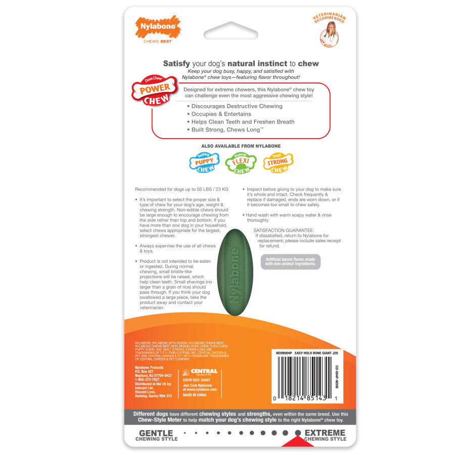 Easy Hold Bone, Bacon, 1ea/Large/Giant (1 ct)