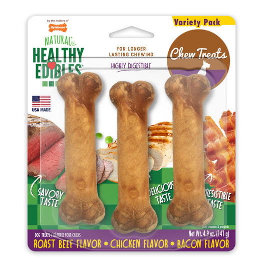 3 count, 1ea/SMall/Regular - Up To 25 lb