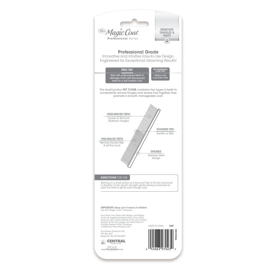 Pet Comb, 1ea/One Size