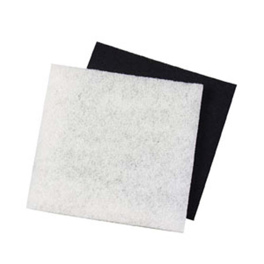 Carbon & Coarse, Black, White, 1ea/12 In. X 12 in, 2 Piece