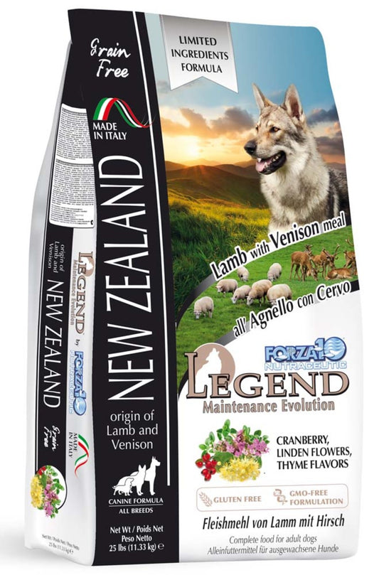 New Zealand Lamb & Venison, 1ea/25 lb