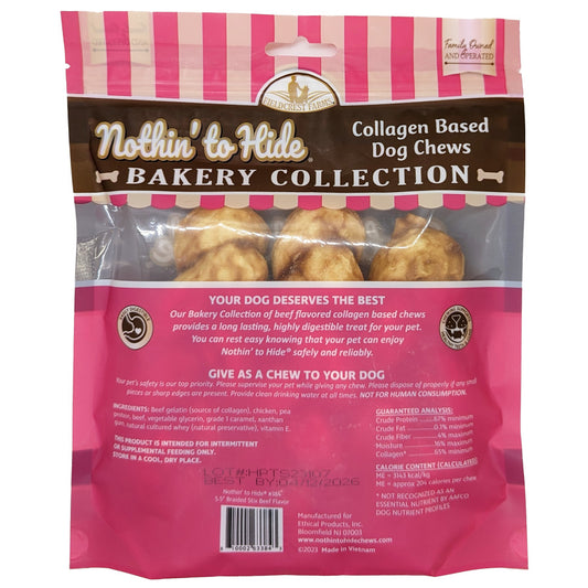 Braided Stix, Beef, 1ea/5.5 in, 3 pk