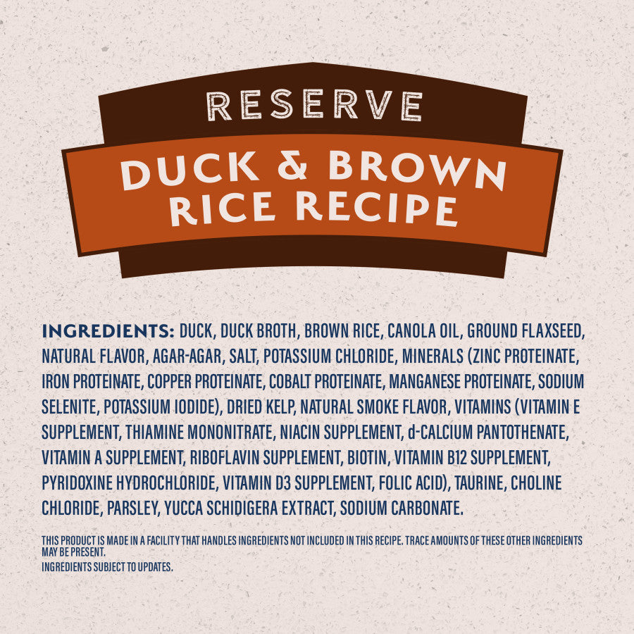 Duck & Brown Rice, 12ea/13 oz