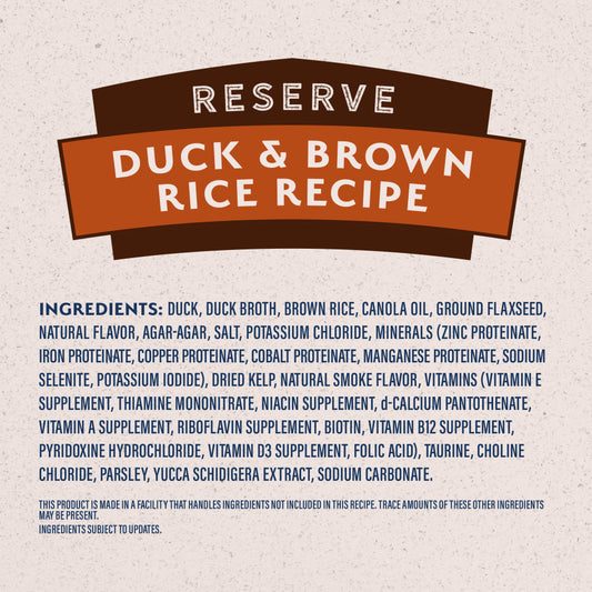 Duck & Brown Rice, 12ea/13 oz