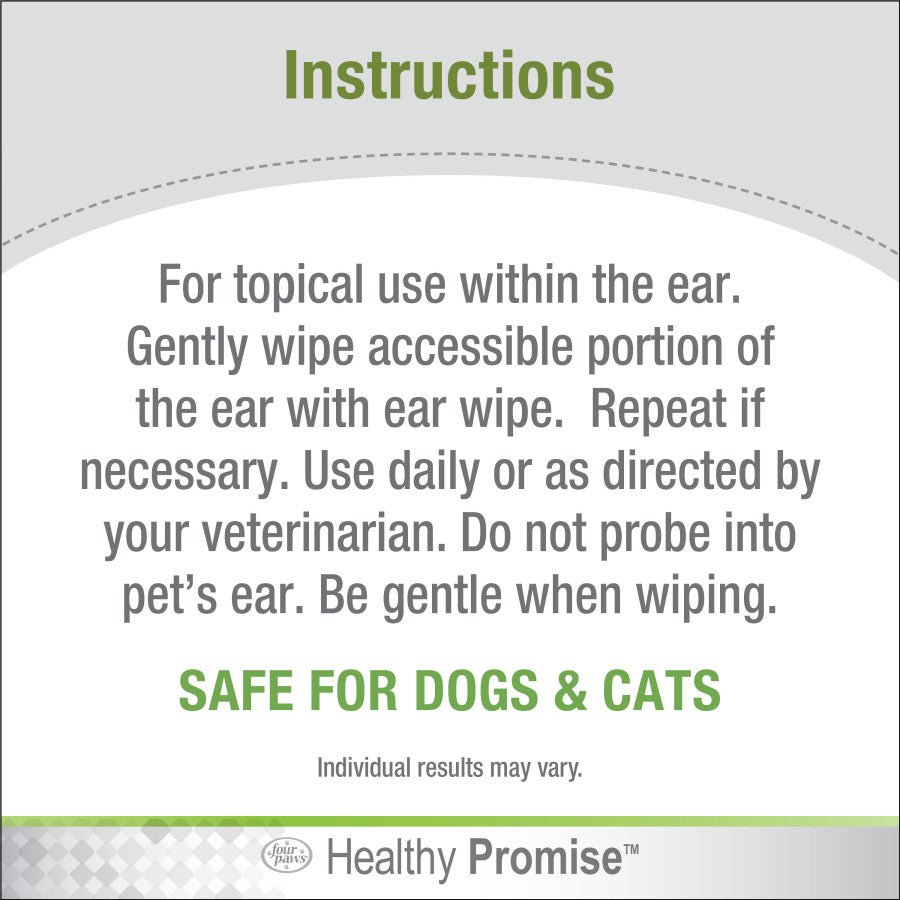 Ear Wipes, 1ea/25 ct