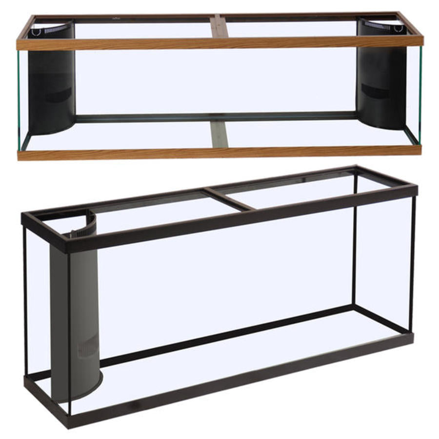 Black, Clear, 1ea/180 gal, 72X24X24 in