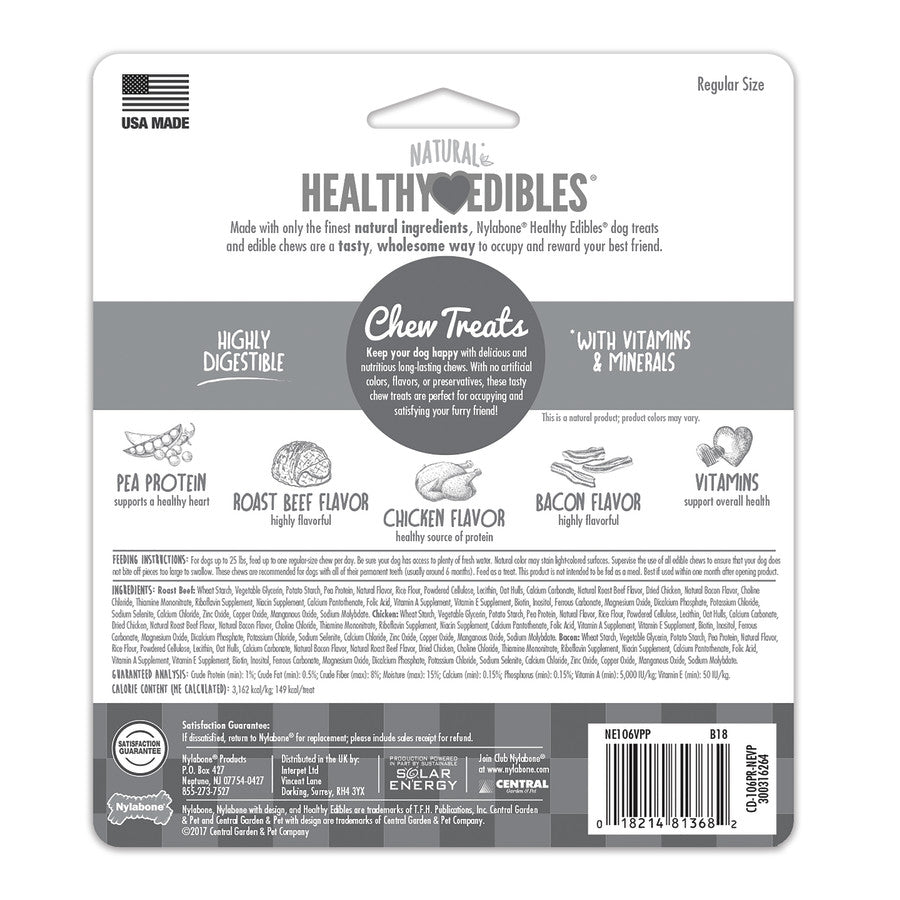 3 count, 1ea/SMall/Regular - Up To 25 lb