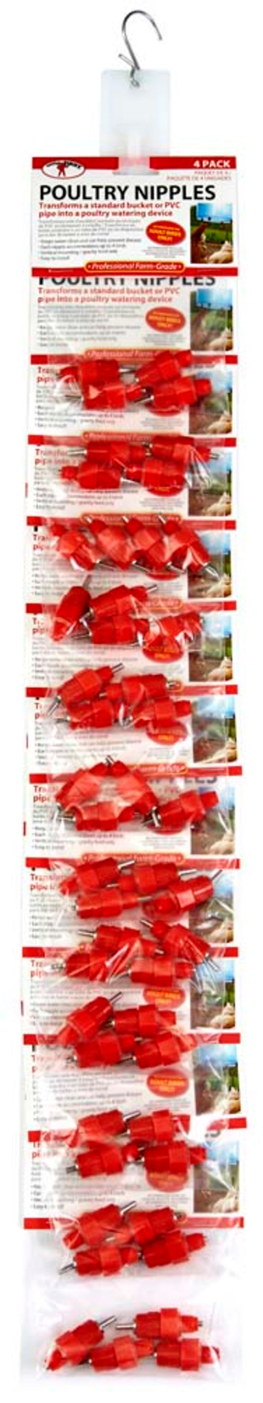 Red, 1ea/4 pk