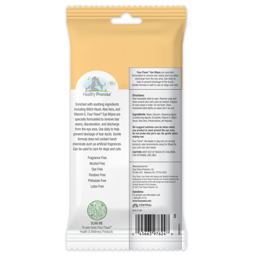 Eye Wipes, 1ea/35 ct