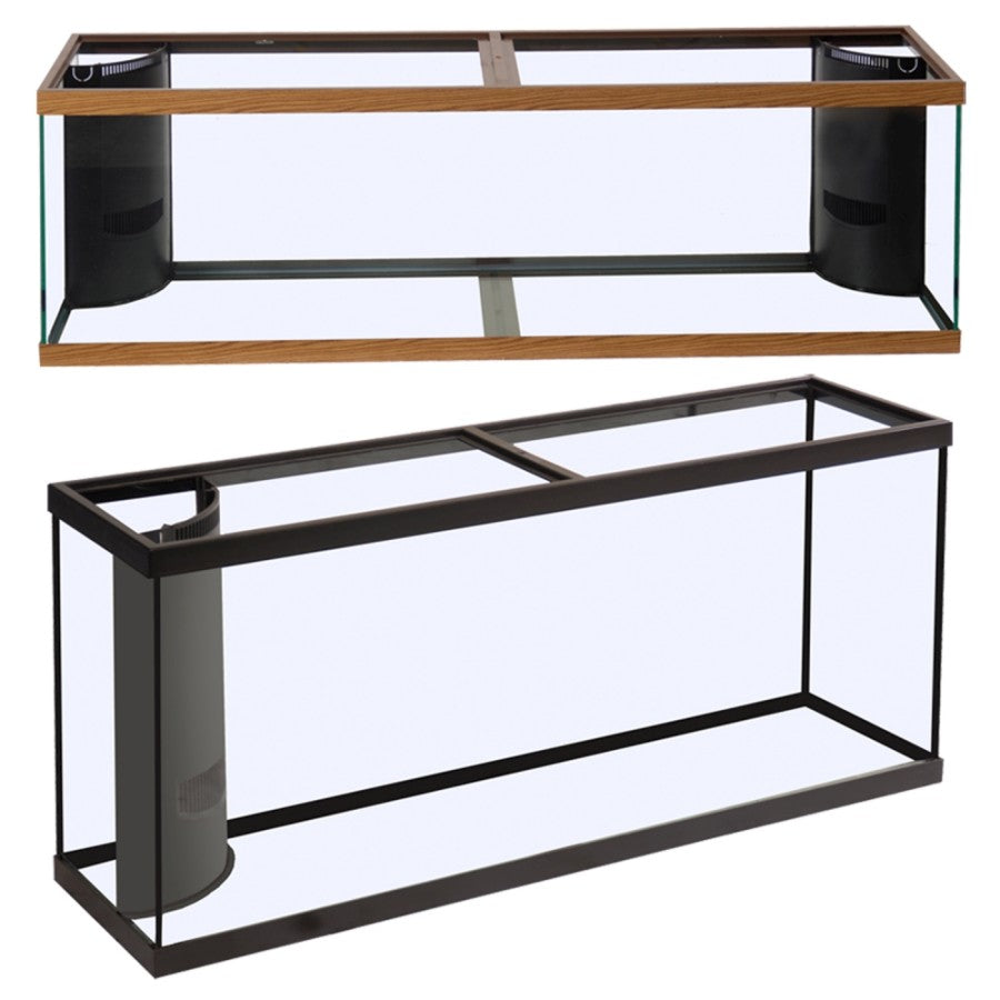 Black, Clear, 1ea/110 gal, 48X18X30 in