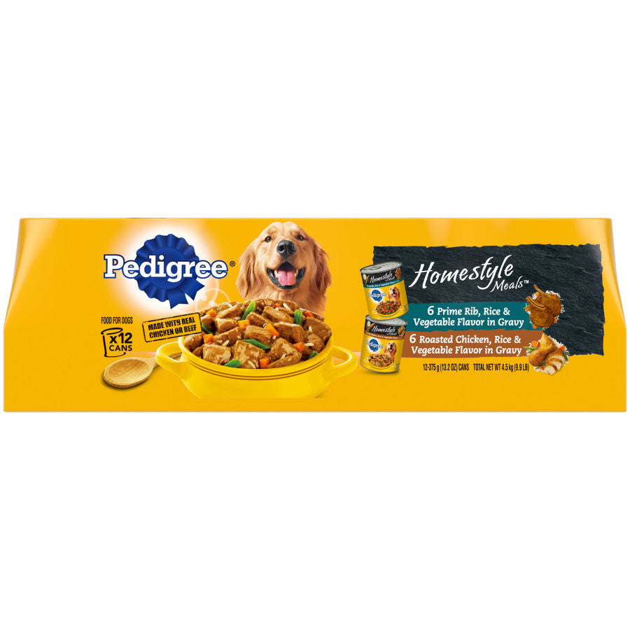Variety Pack (Prime Rib, Roasted Chicken), 1ea/13.2 oz, 12 pk