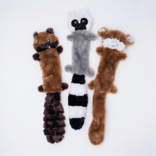 Chipmunk, Lemur, Monkey, 1ea/LG, 3 pk