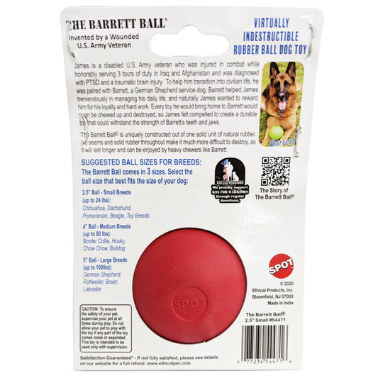 Red, 1ea/2.5 in, SM