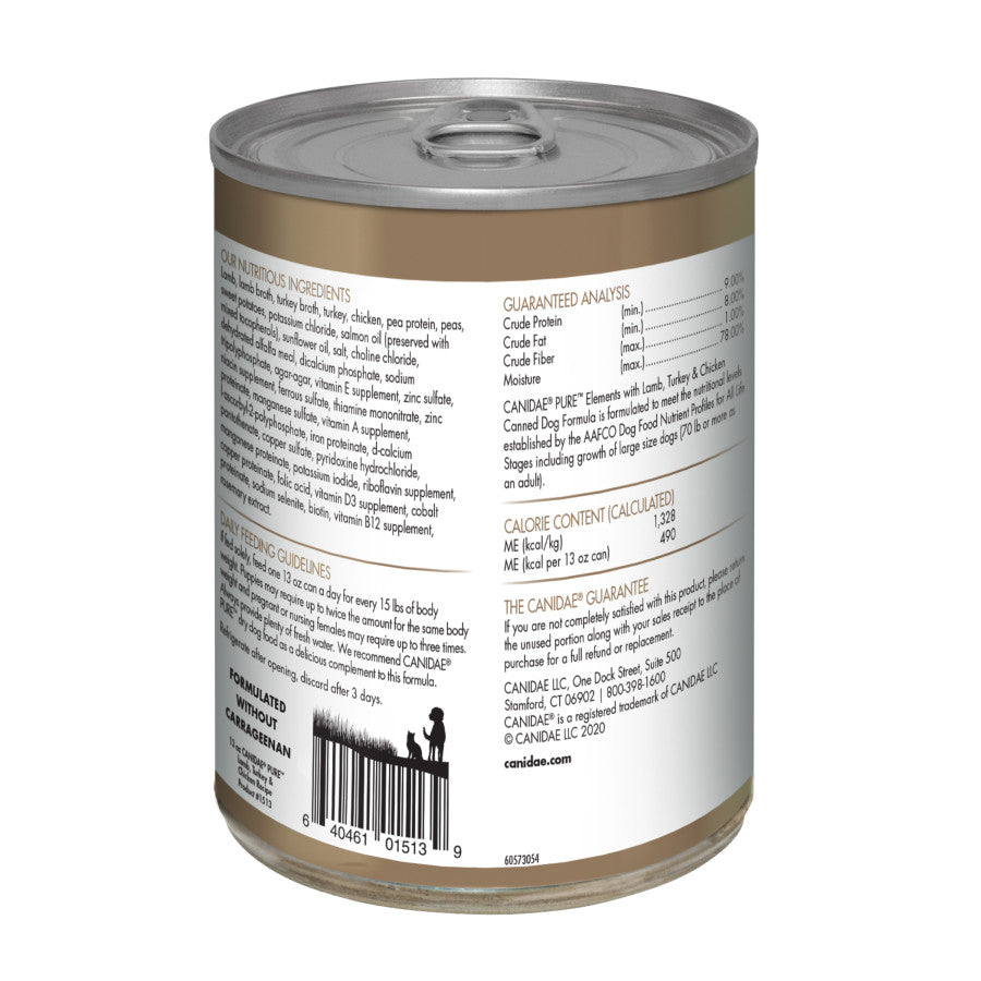 Elements Formula w/Lamb, Turkey & Chicken, 12ea/13 oz
