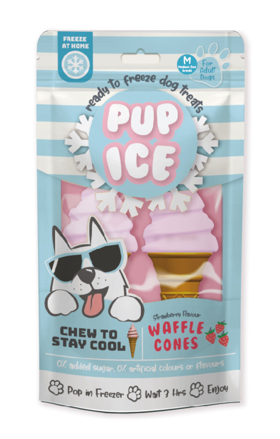 Waffle Cone, Strawberry, 1ea/2 pk