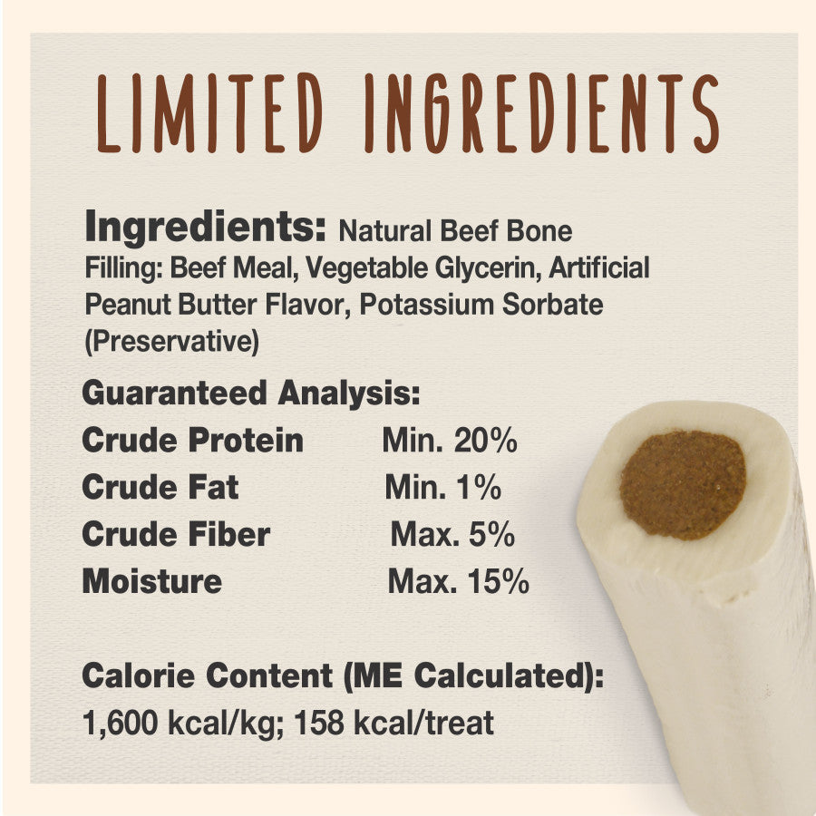 Junior Stuffed Shin, Peanut Butter, 1ea/Mini (2 ct)