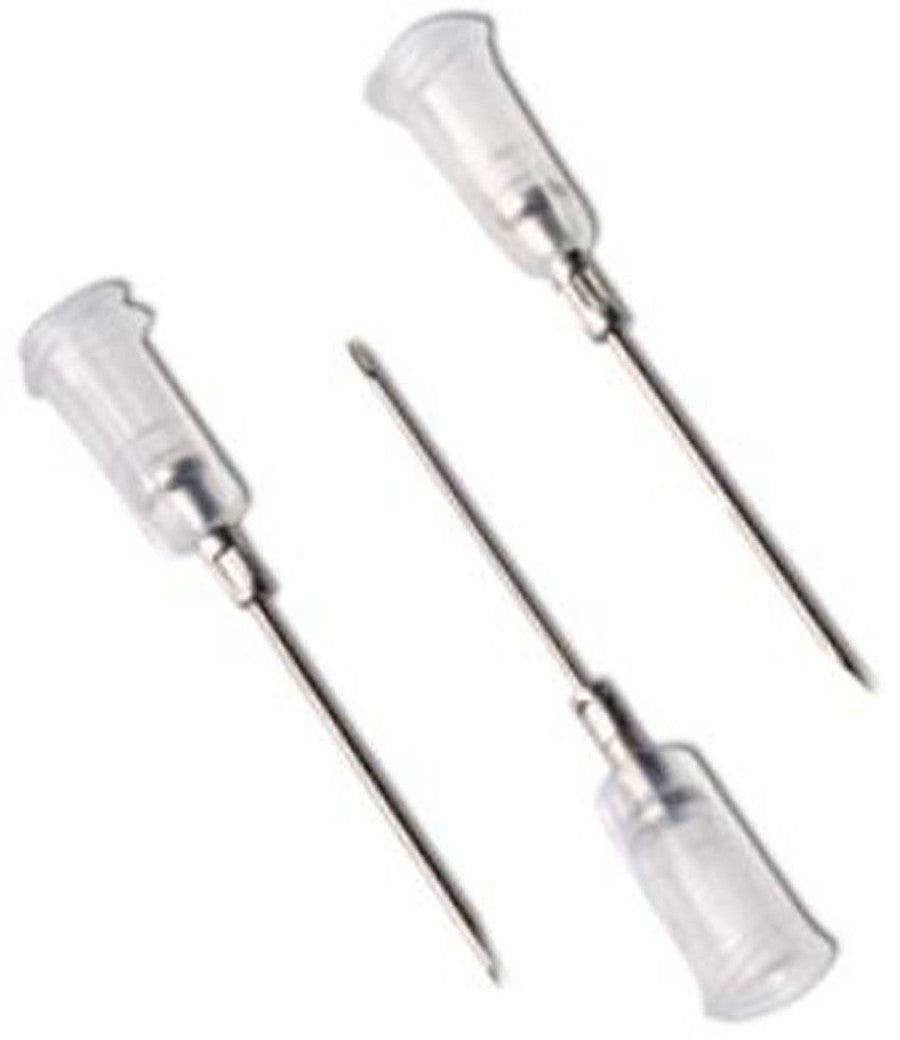 Clear, White, 1ea/16 G X 1.5 in, 100 ct