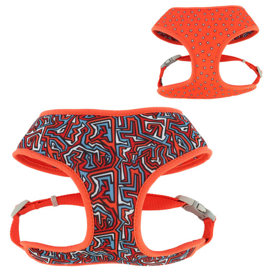 Red Blue Graffitti & Red Stars, 1ea/3/4In X 20In-29 in