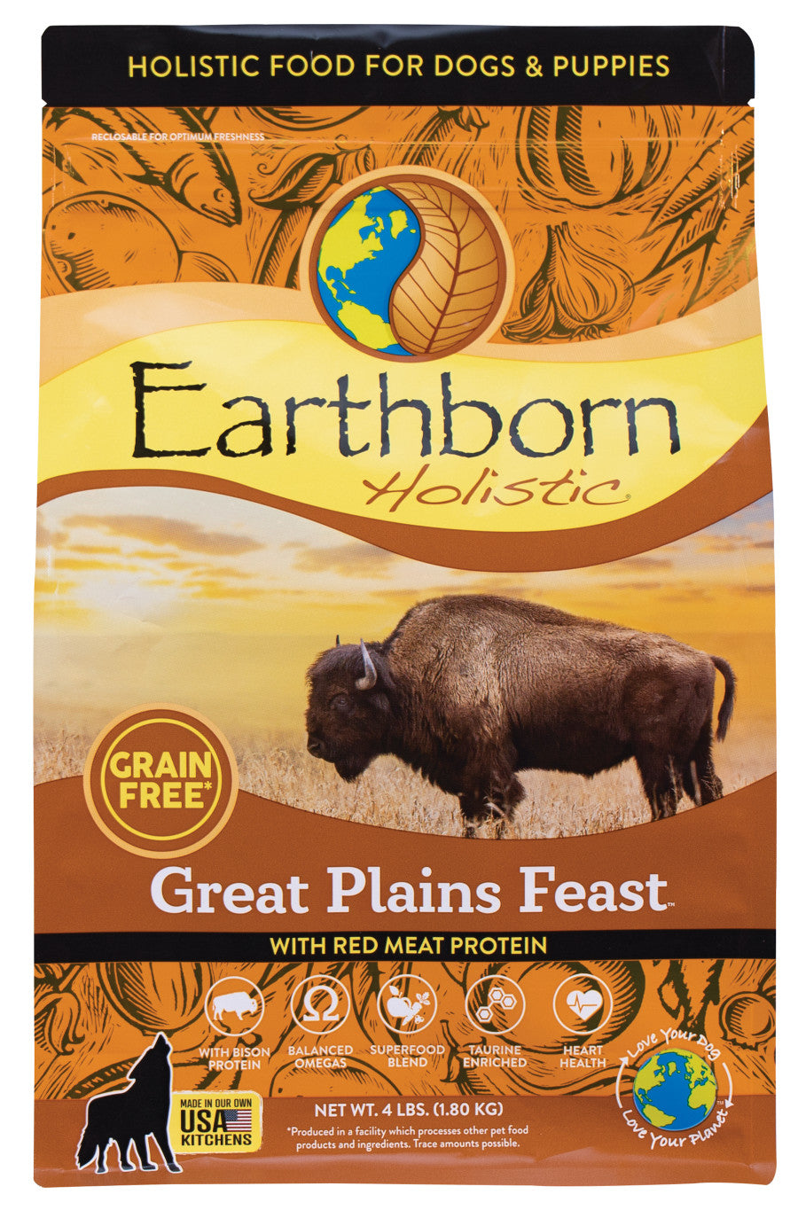 Bison, 1ea/4 lb