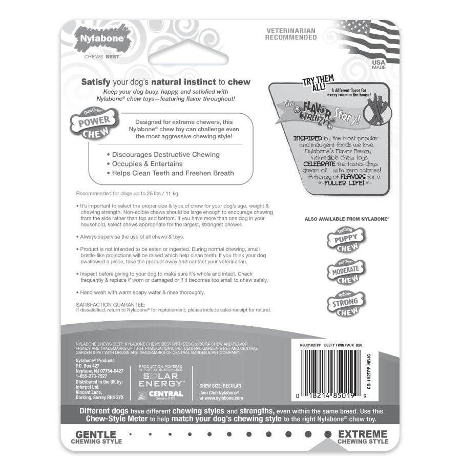 Beef Jerky & Chicken, 1ea/SMall/Regular (2 ct)
